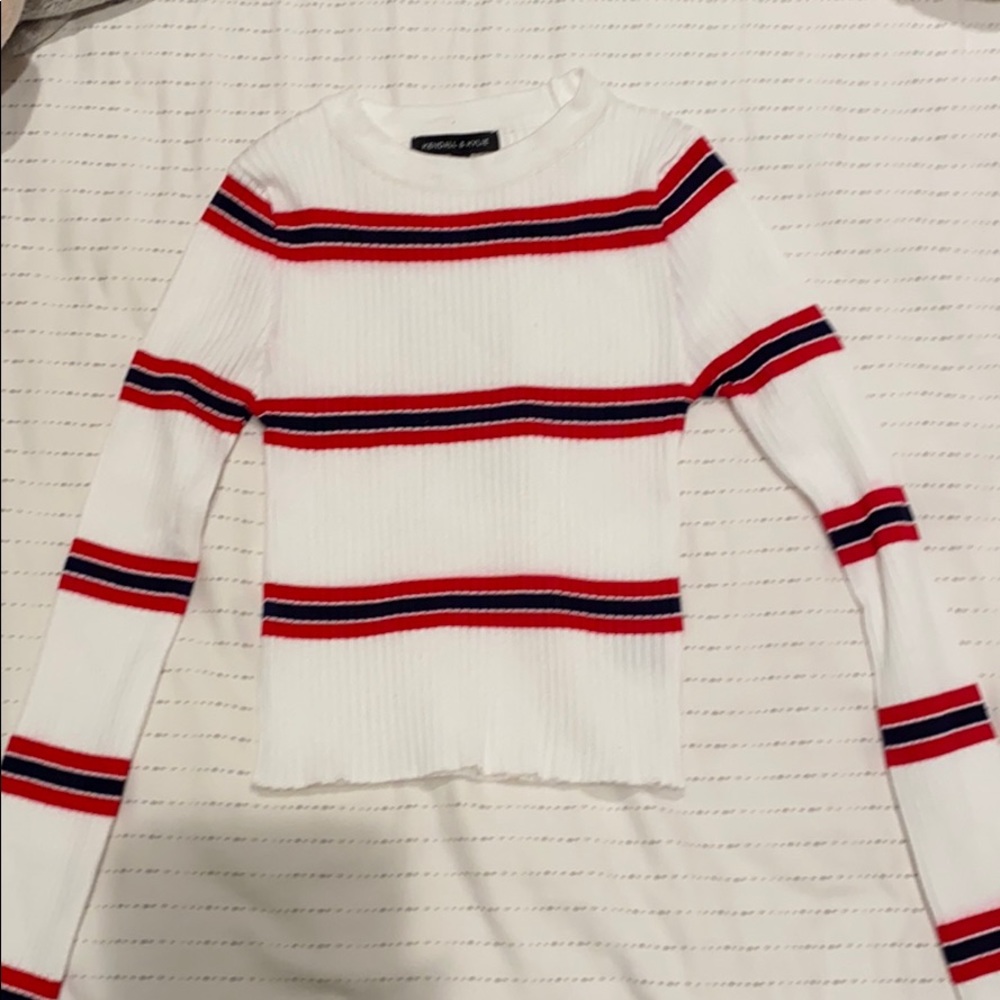 Kendall & Kylie striped long sleeve